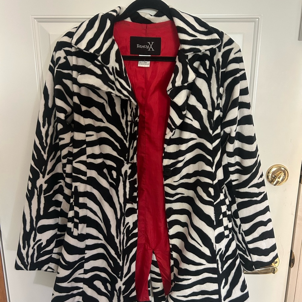 Formula X Zebra Print Women's Coat